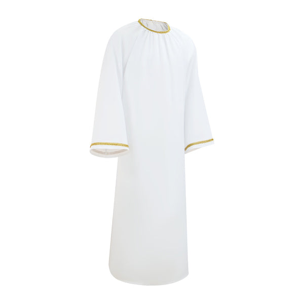 Good Omens Aziraphale White Priest Robe Cosplay Costume Outfit Hallowe ...