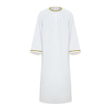 Good Omens Aziraphale White Priest Robe Cosplay Costume Outfit Halloween Carnival Suit