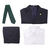 Hiromi Higuruma Black Suit Cosplay Costume Outfit Halloween Carnival Suit