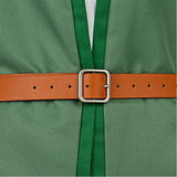 Dragon Quest Arusu Green Outfit Cosplay Costume Outfit Halloween Carnival Suit