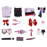 Honkai: Star Rail Evanescia Women White Outfit Cosplay Costume Outfit Halloween Carnival Suit