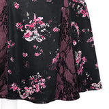 Obsession Nikki Women Black Printed Dress Cosplay Costume Outfit Halloween Carnival Suit