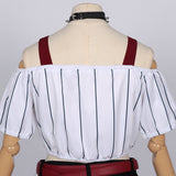 Kirara Hoshi White Outfit Cosplay Costume Outfit Halloween Carnival Suit