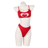 TV Hazbin Hotel Cherri Bomb Women Red Swimsuit Cosplay Costume Outfits Halloween Carnival Suit
