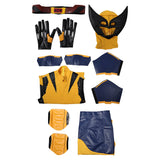 Movie Vajra Wolf Yellow Top Pants Full Set Cosplay Costume Outfits Halloween Carnival Suit