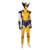 Movie Vajra Wolf Yellow Top Pants Full Set Cosplay Costume Outfits Halloween Carnival Suit