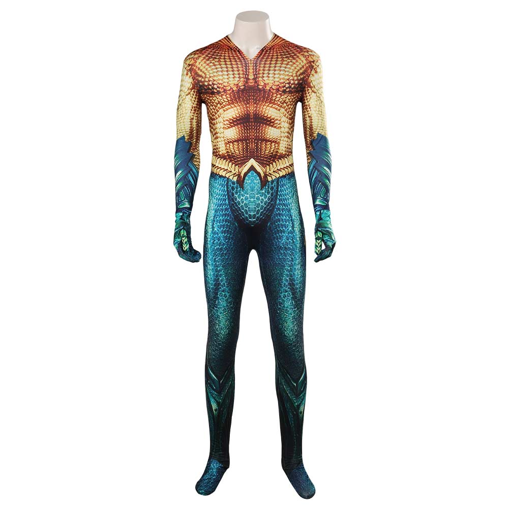 Aquaman Arthur Curry Printed Jumpsuit Cosplay Costume Outfits Hallowee –  TrendsinCosplay