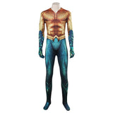 Aquaman Arthur Curry Printed Jumpsuit Cosplay Costume Outfits Halloween Carnival Suit