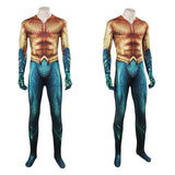 Aquaman Arthur Curry Printed Jumpsuit Cosplay Costume Outfits Halloween Carnival Suit