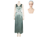 Final Destination: Bloodlines Iris Campbell Green Dress Cosplay Costume Outfits Halloween Carnival Suit