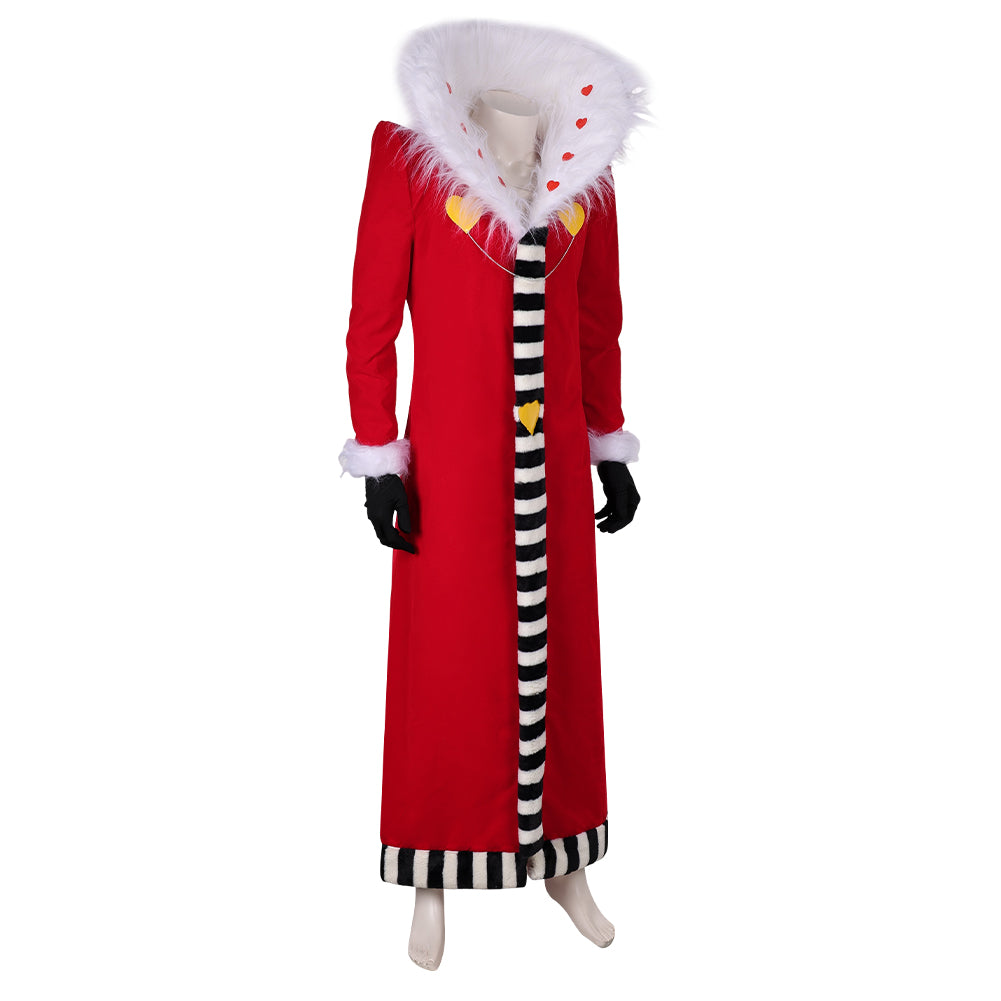 TV Hazbin Hotel 2024 Valentino Red Coat Cosplay Costume Outfits Hallow –  TrendsinCosplay