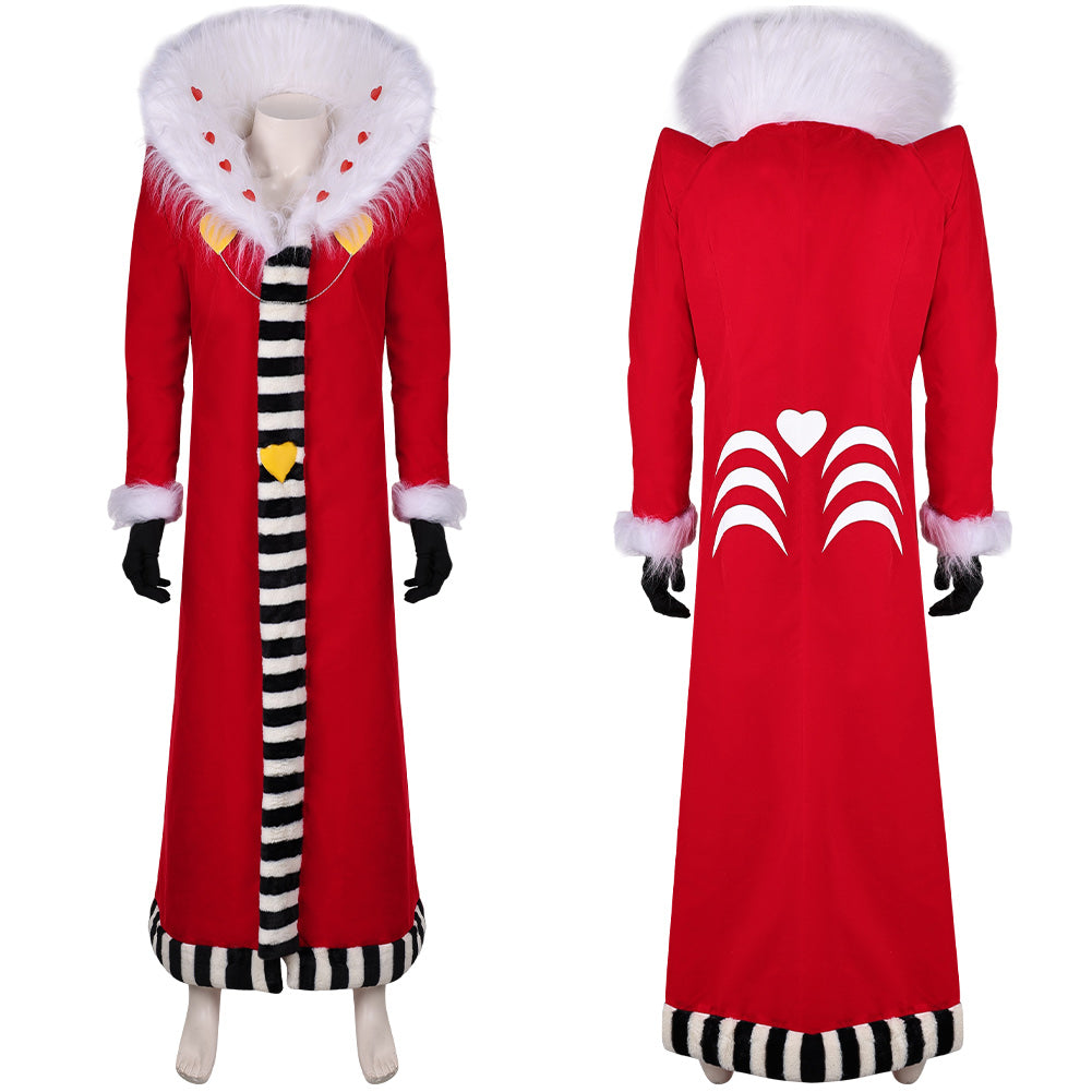 TV Hazbin Hotel 2024 Valentino Red Coat Cosplay Costume Outfits Hallow –  TrendsinCosplay