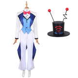 Hazbin Hotel 2025 Season 2 Vox White Outfit Women Cosplay Costume Outfits Halloween Carnival Suit