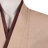 Jedi Knight Brown Outfit Cosplay Costume Outfit Halloween Carnival Suit