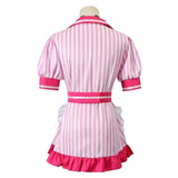 My Dress-Up Darling Kitagawa Marin Pink Maid Dress Cosplay Costume Outfit Halloween Carnival Suit