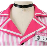 My Dress-Up Darling Kitagawa Marin Pink Maid Dress Cosplay Costume Outfit Halloween Carnival Suit