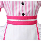 My Dress-Up Darling Kitagawa Marin Pink Maid Dress Cosplay Costume Outfit Halloween Carnival Suit