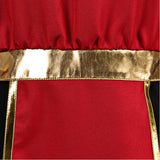 Medieval Renaissance Style Priest and Nun Red Robe Outfit Cosplay Costume Outfit Halloween Carnival Suit