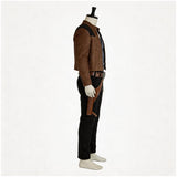 Han Solo Brown Coat Outfit Cosplay Costume Outfit Halloween Carnival Suit