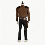 Han Solo Brown Coat Outfit Cosplay Costume Outfit Halloween Carnival Suit