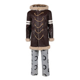 One Piece Usopp Winter Brown Outfit Cosplay Costume Outfit Halloween Carnival Suit