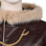 One Piece Usopp Winter Brown Outfit Cosplay Costume Outfit Halloween Carnival Suit