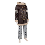 One Piece Usopp Winter Brown Outfit Cosplay Costume Outfit Halloween Carnival Suit