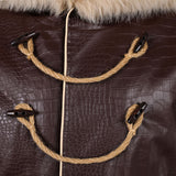 One Piece Usopp Winter Brown Outfit Cosplay Costume Outfit Halloween Carnival Suit