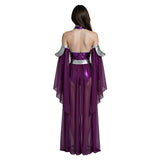 Teen Titans Starfire Women Purple One Piece Outfit Cosplay Costume Outfit Halloween Carnival Suit