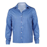 One Piece Sanji Blue Shirt Cosplay Costume Outfit Halloween Carnival Suit