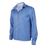 One Piece Sanji Blue Shirt Cosplay Costume Outfit Halloween Carnival Suit