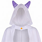 Emilia Women Purple Jumpsuit With Cloak Cosplay Costume Outfit Halloween Carnival Suit
