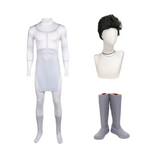Invincible Season 4 Mark Grayson White Jumpsuit Cosplay Costume Outfits Halloween Carnival Suit