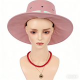 Miss Goldenweek Pink Hat Cosplay Costume Halloween Carnival Hat Accessories