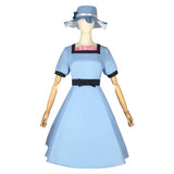 Steins Gate Mayuri Shiina Women Blue Outfit Cosplay Costume Outfit Halloween Carnival Suit