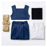 GACHIAKUTA Hyo Women Blue Outfit Cosplay Costume Outfit Halloween Carnival Suit