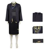 Shunkashuutou Daikousha: Haru no Mai Rosei Kantsubaki Black Outfit Cosplay Costume Outfit Halloween Carnival Suit