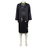 Shunkashuutou Daikousha: Haru no Mai Rosei Kantsubaki Black Outfit Cosplay Costume Outfit Halloween Carnival Suit