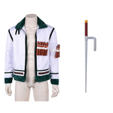 Smoker White Coat Cosplay Costume Outfit Halloween Carnival Suit