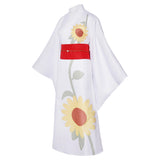 Cosmic Princess Kaguya Iroha Sakayori Women White Kimono Cosplay Costume Outfit Halloween Carnival Suit