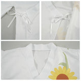 Cosmic Princess Kaguya Iroha Sakayori Women White Kimono Cosplay Costume Outfit Halloween Carnival Suit