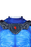 Skeletor Blue Jumpsuit Cosplay Costume Outfit Halloween Carnival Suit