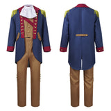 President George Washington Blue Outfit Cosplay Costume Outfit Halloween Carnival Suit