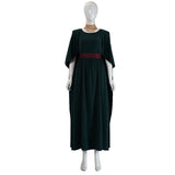 The Odyssey Penelope Women Green Dress Cosplay Costume Outfit Halloween Carnival Suit