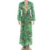 Off Campus Allie Haye Women Green Dress Cosplay Costume Outfit Halloween Carnival Suit