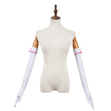 2.5 Dimensional Seduction Ririsa Amano Women White Suit Cosplay Costume Outfits Halloween Carnival Suit