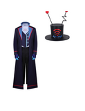 Hazbin Hotel Vox Blue Outfit Cosplay Costume Outfit Halloween Carnival Suit