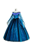 Frankenstein Elizabeth Women Blue Dress Cosplay Costume Outfit Halloween Carnival Suit