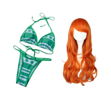 Anime Nami Women Blue Swimsuit Cosplay Costume Outfits Halloween Carnival Suit