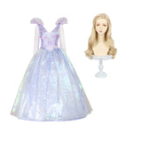 Wicked Glinda Light Purple Sleeveless Outfit Cosplay Costume Outfits Halloween Carnival Suit